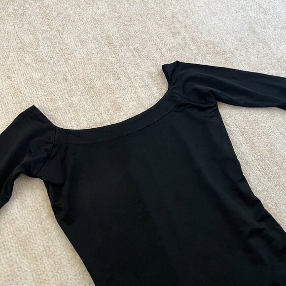 Betsy Johnson Black Knit Top M - Picture 3 of 9